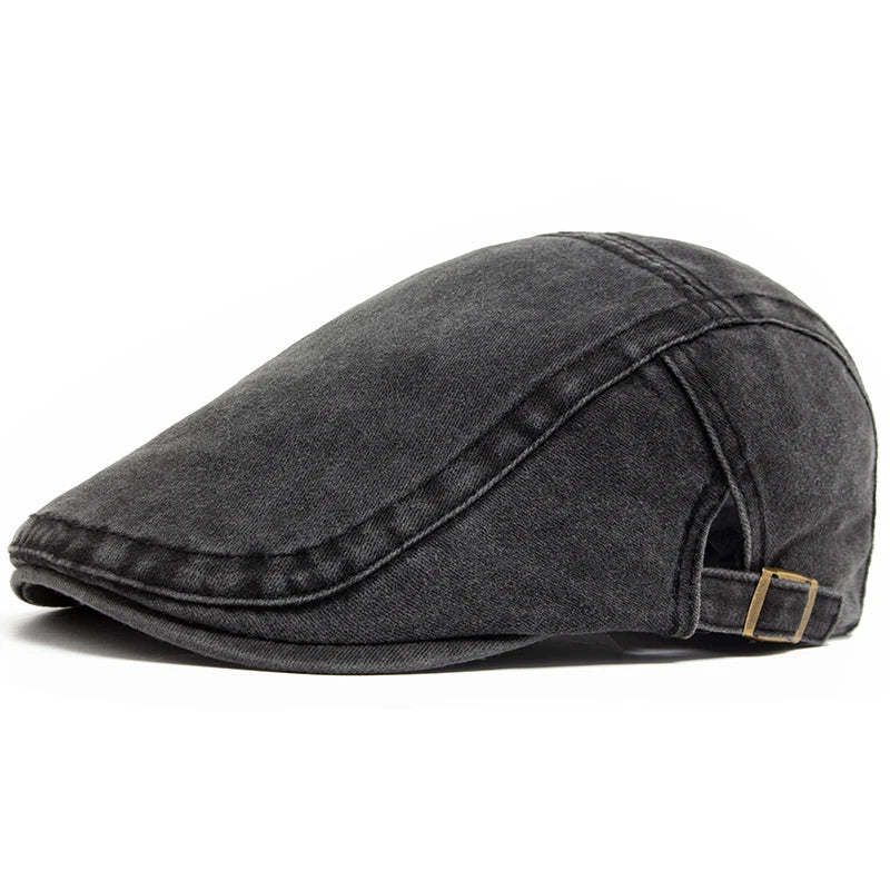 Charles - Vintage Adjustable Flat Cap (1+1 FREE)