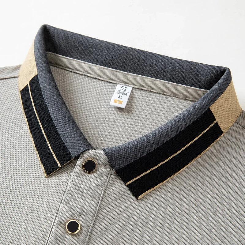 Mark - Polo Shirt With Contrasting Finishes (1+1 FREE)