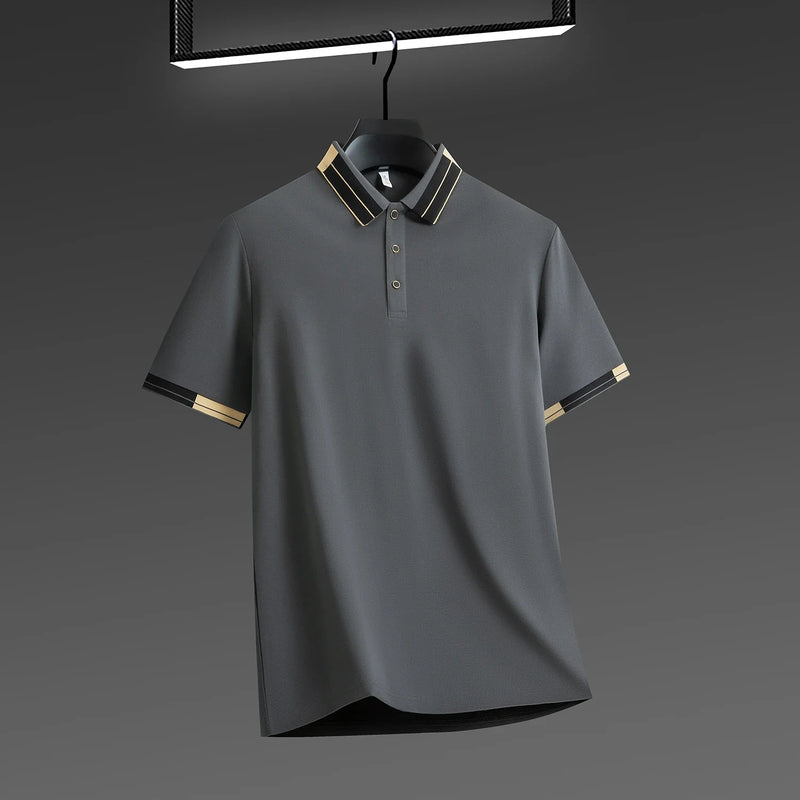 Mark - Polo Shirt With Contrasting Finishes (1+1 FREE)