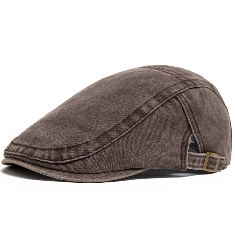 Charles - Vintage Adjustable Flat Cap (1+1 FREE)