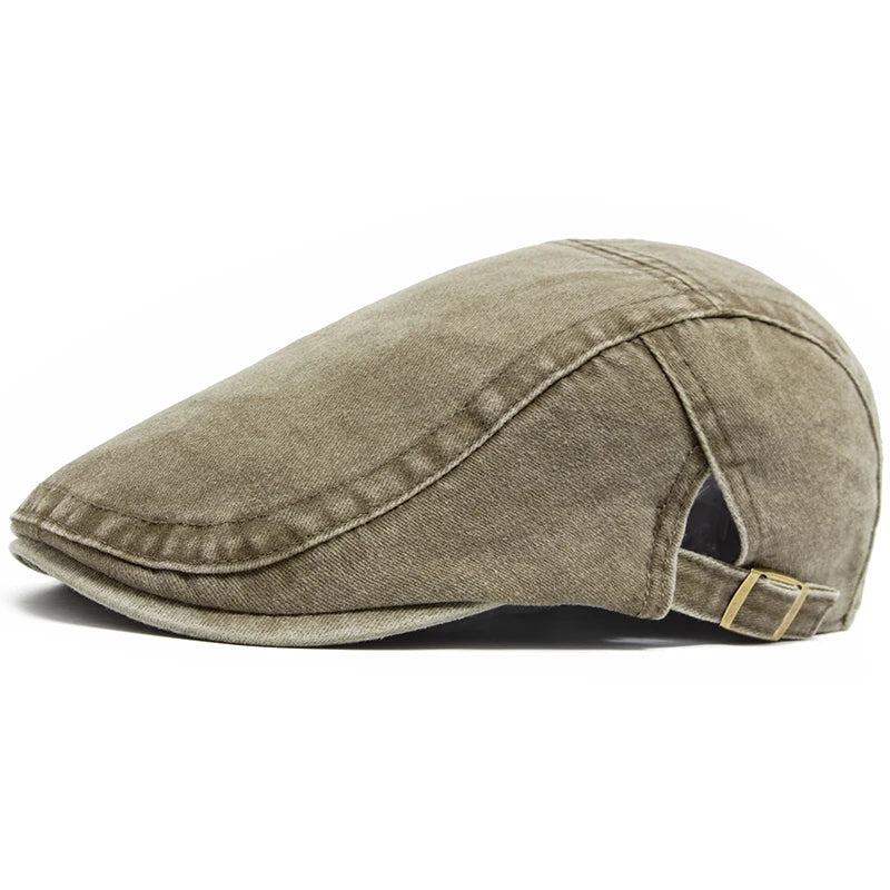 Charles - Vintage Adjustable Flat Cap (1+1 FREE)