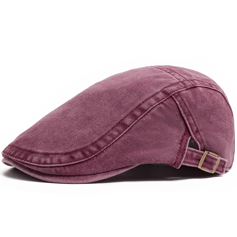 Charles - Vintage Adjustable Flat Cap (1+1 FREE)