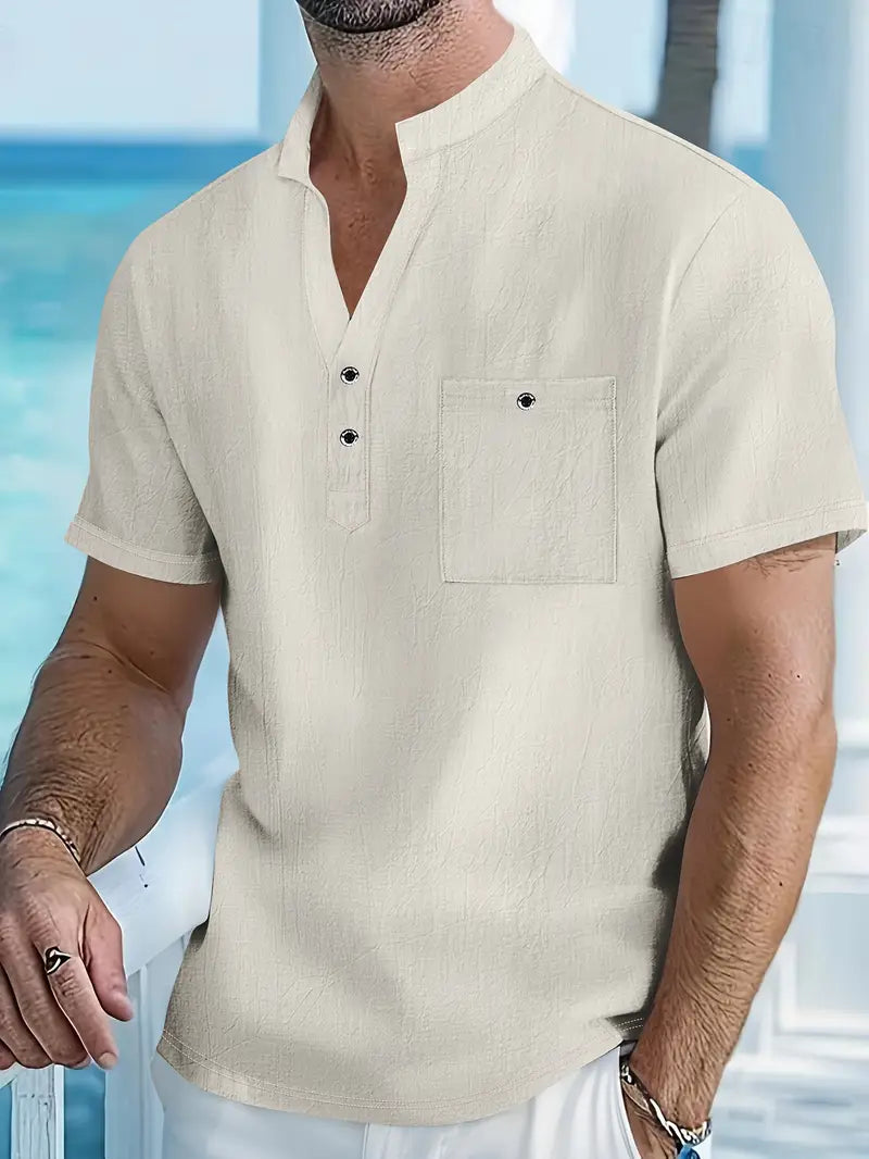 Peter - Elegant Short Sleeve Shirt (1+1 FREE)