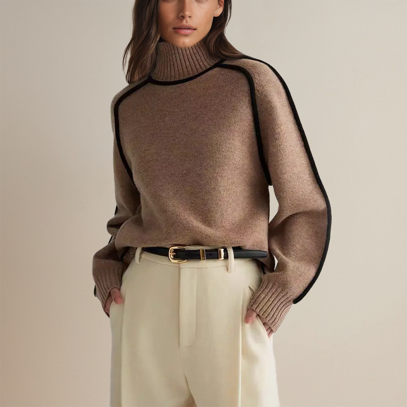 Beatrice | Soft Turtleneck Sweater
