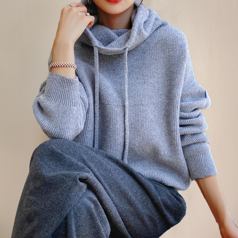 Olivia™ | Oversized Knitted Hoodie