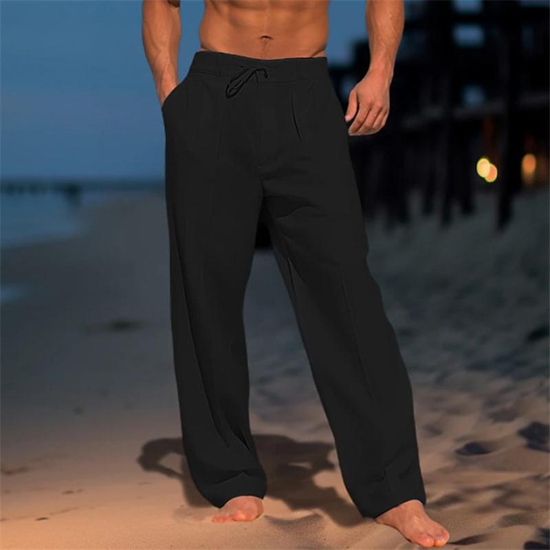 Miles | Solid Linen Trousers