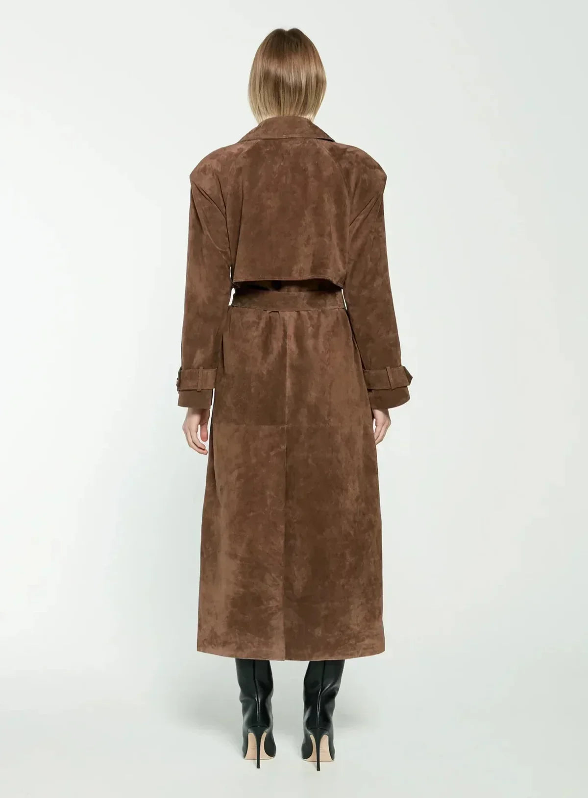 HARLOW™ | Suede Trench Coat