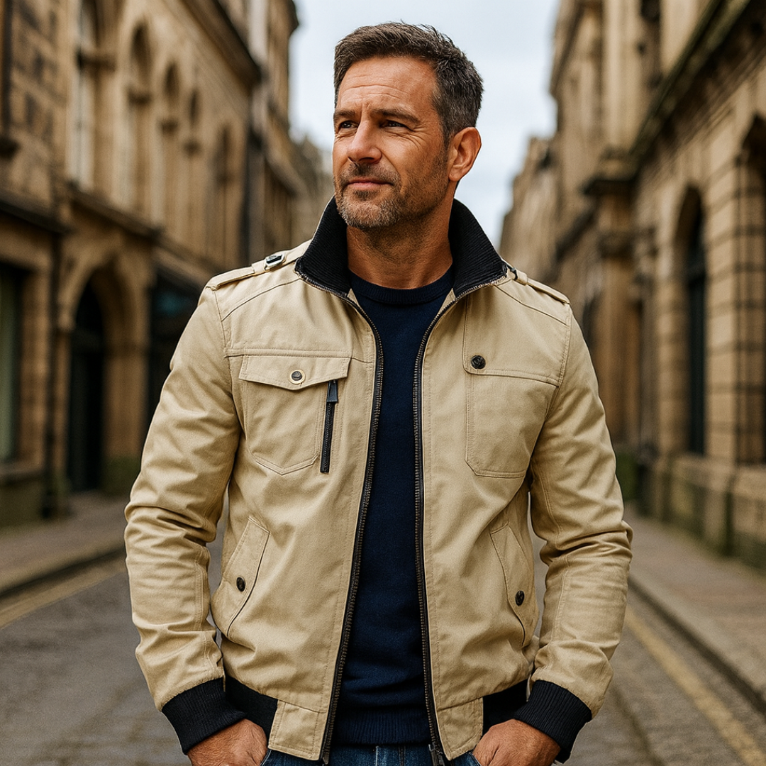 Simon – Classic Utility Bomber Jacket