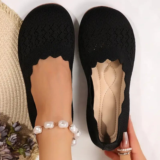 Mary - Breathable Knit Ballerinas