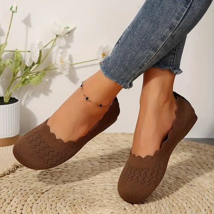 Mary - Breathable Knit Ballerinas