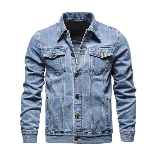 Alfred – Classic Light Wash Denim Jacket