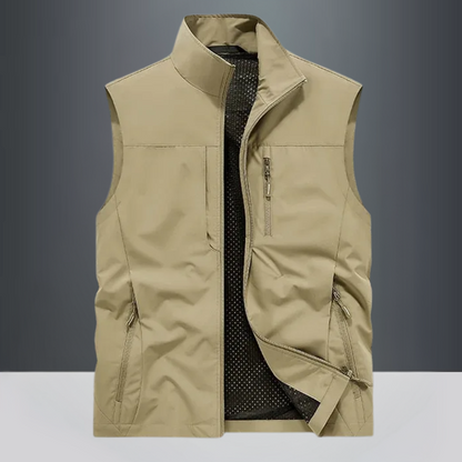 Charles - Multi-Pocket Breathable Outdoor Cargo Gilet