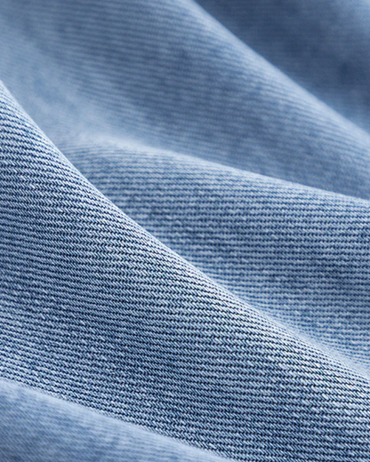Iris™ | Denim and Camel Wool Coat