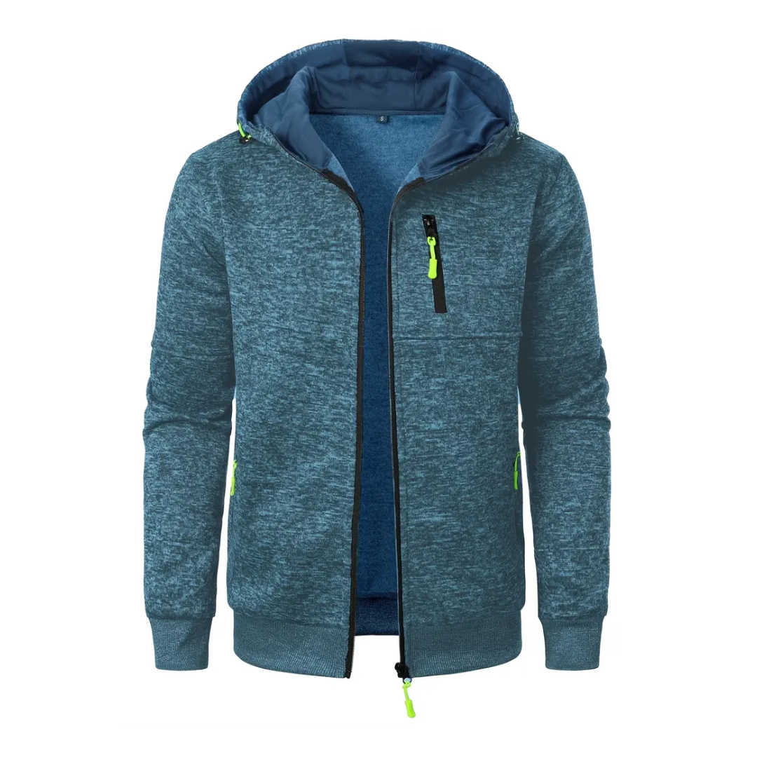 Trevor – Versatile Hooded Knit Jacket