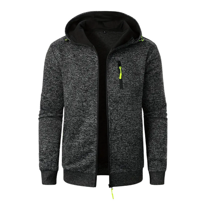 Trevor – Versatile Hooded Knit Jacket