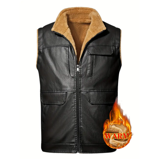 Wayne – Sherpa-Lined Utility Gilet