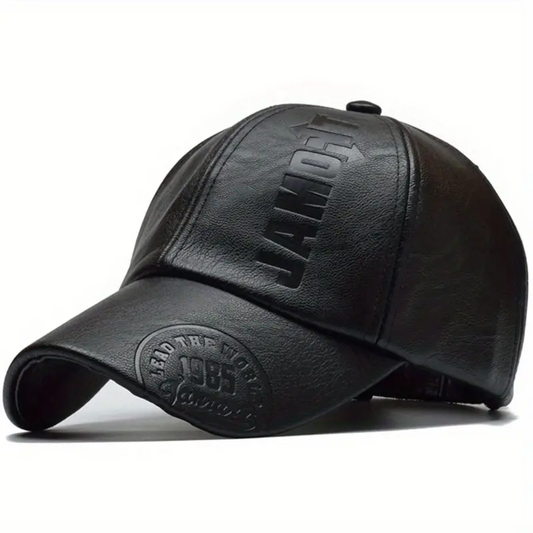 Lewis – Bold Weatherproof Leather Cap