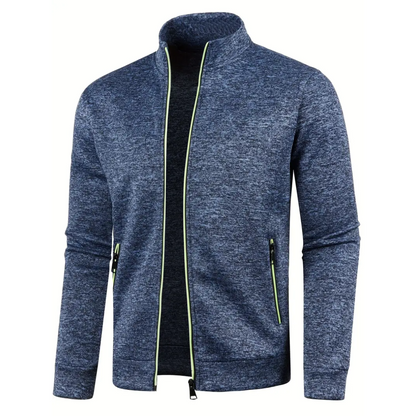 Clive – Classic Zip-Up Knit Jacket