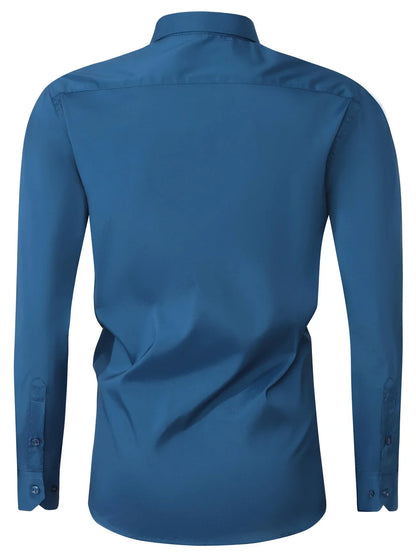 Byron - Elegant Long Sleeve Shirt With Button (1+1 FREE)