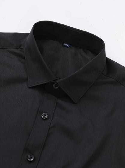 Byron - Elegant Long Sleeve Shirt With Button (1+1 FREE)
