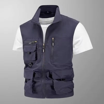 Richard - Multi-Pocket Breathable Outdoor Cargo Gilet