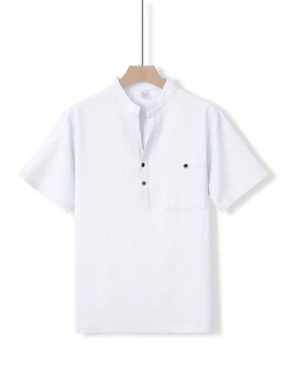 Peter - Elegant Short Sleeve Shirt (1+1 FREE)