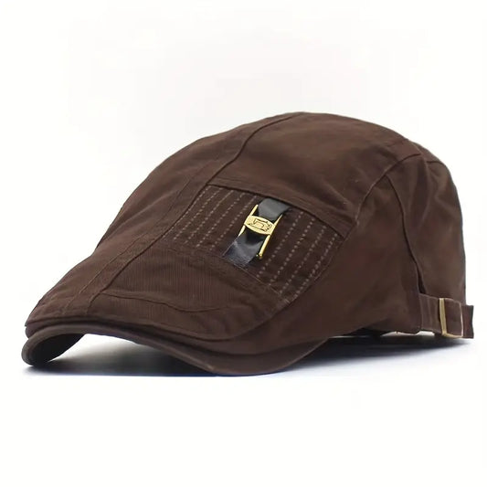 Walter - Adjustable Cotton Flat Cap (1+1 FREE)
