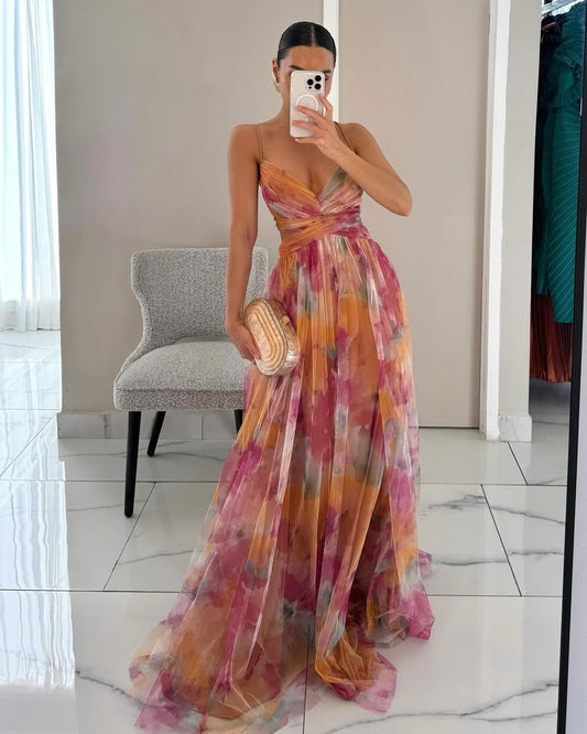 Flora™ | Floral Long Dress