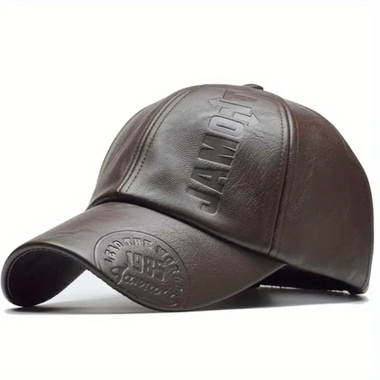 Lewis – Bold Weatherproof Leather Cap