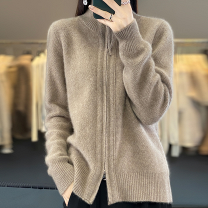Florence™ | Zip-Up Cashmere Cardigan