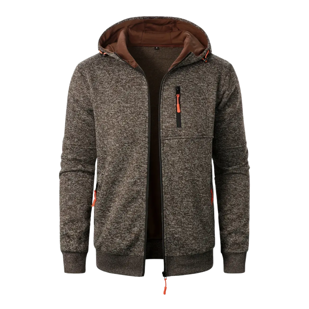 Trevor – Versatile Hooded Knit Jacket