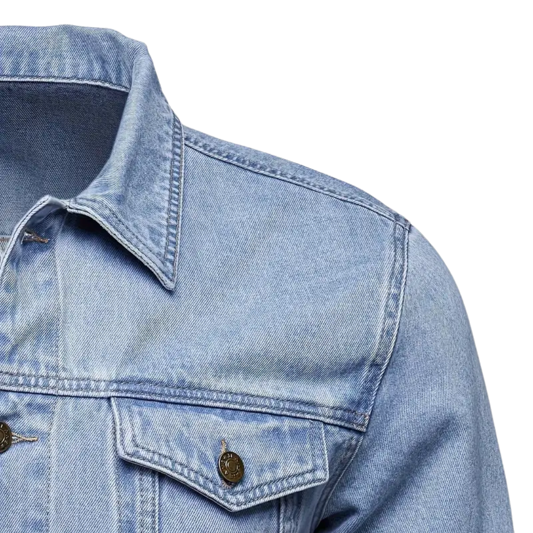 Alfred – Classic Light Wash Denim Jacket