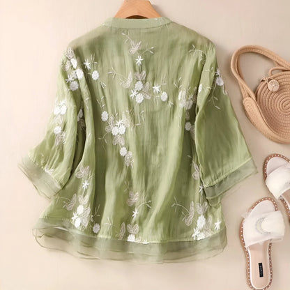 Louise™ | Lightweight Cotton Blouse