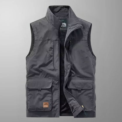 James - Multi-Pocket Breathable Outdoor Cargo Gilet
