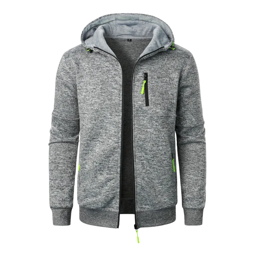 Trevor – Versatile Hooded Knit Jacket