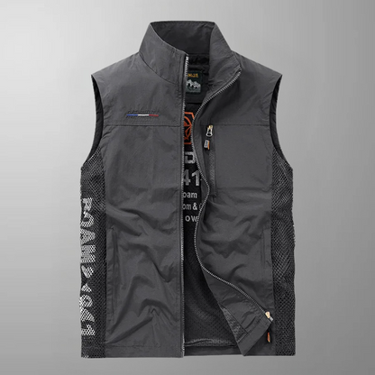 Edward - Multi-Pocket Breathable Outdoor Cargo Gilet