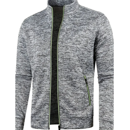 Clive – Classic Zip-Up Knit Jacket