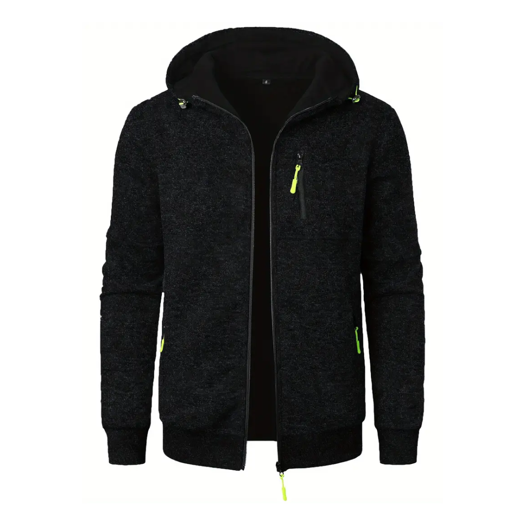 Trevor – Versatile Hooded Knit Jacket