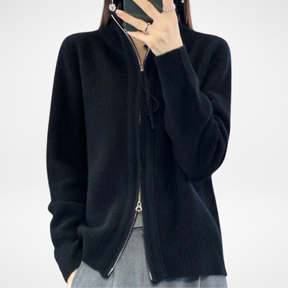 Florence™ | Zip-Up Cashmere Cardigan