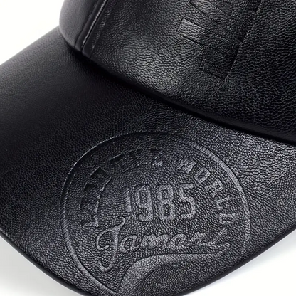 Lewis – Bold Weatherproof Leather Cap