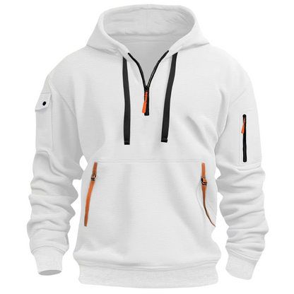 Chris - Long Sleeve Multi Pocket Hoodie