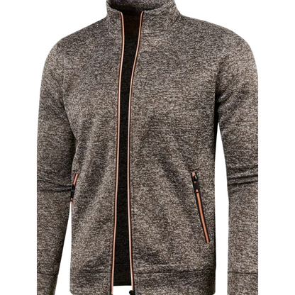 Clive – Classic Zip-Up Knit Jacket