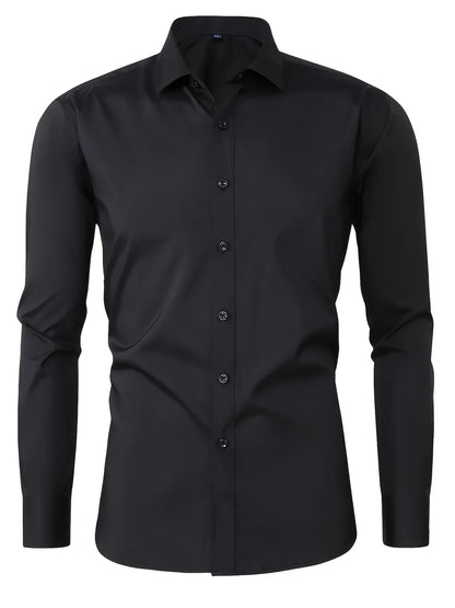 Byron - Elegant Long Sleeve Shirt With Button (1+1 FREE)