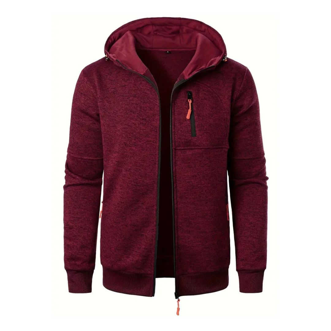 Trevor – Versatile Hooded Knit Jacket