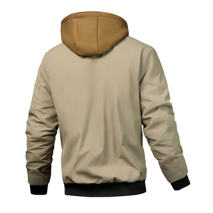 Clive – Quilted Hooded Bomber Jacket
