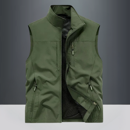 Charles - Multi-Pocket Breathable Outdoor Cargo Gilet
