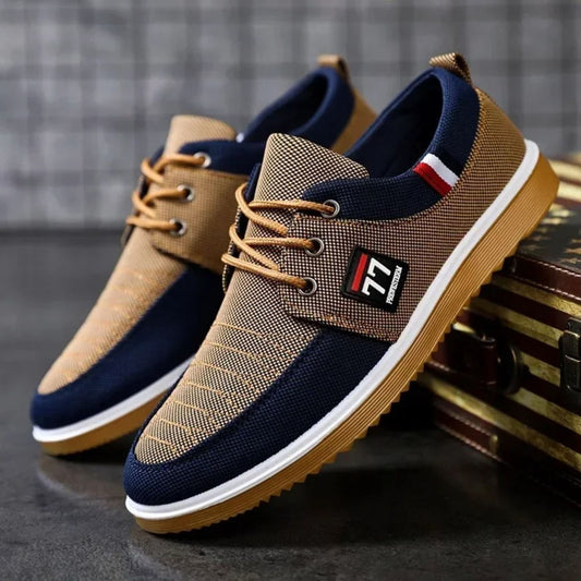 Alan – Premium Orthopedic Canvas Trainers