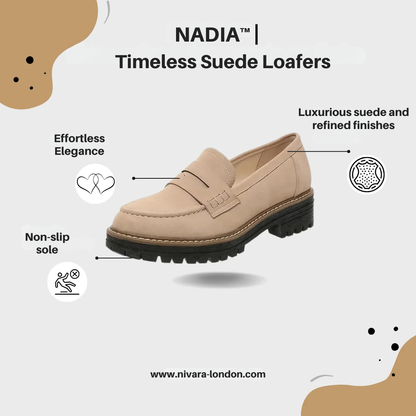 NADIA™ | Timeless Suede Loafers
