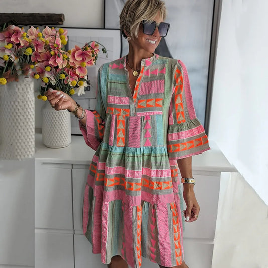 Katie™ | Elegant Spring Midi Dress (Almost Sold Out)