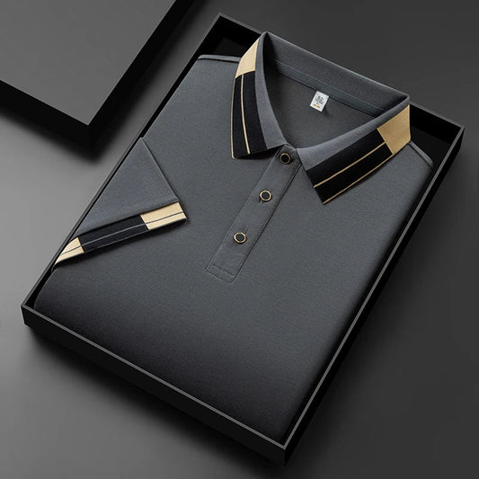 Mark - Polo Shirt With Contrasting Finishes (1+1 FREE)